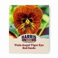 thumbnail image 1 of Harris Seeds - Viola Seeds - Angel Tiger Eye Red F1 Variety - Annual Flowers - 250 Seeds, 1 of 5