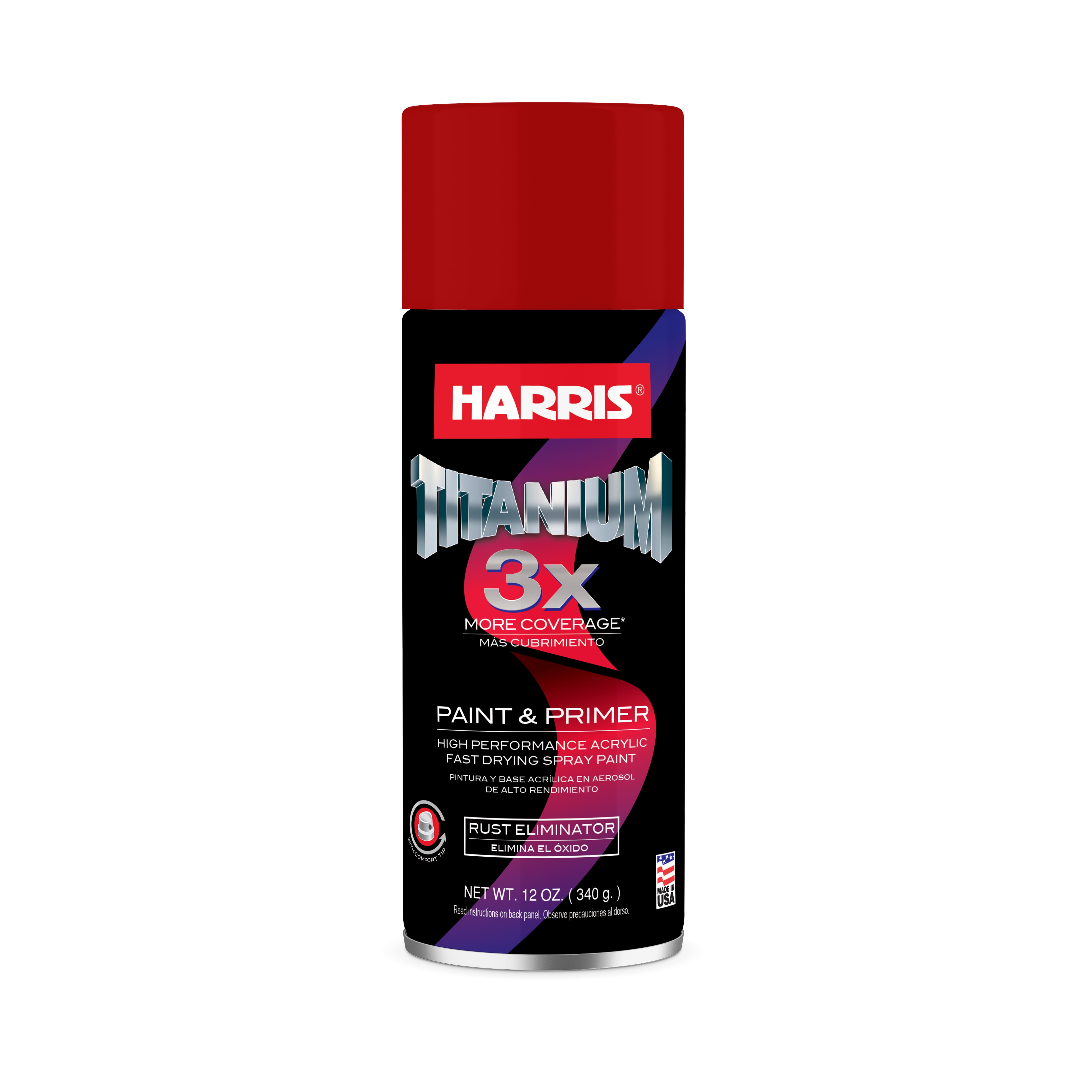 Harris Titanium 3x Coverage Red Primer and Spray Paint 12 oz, 1 Piece