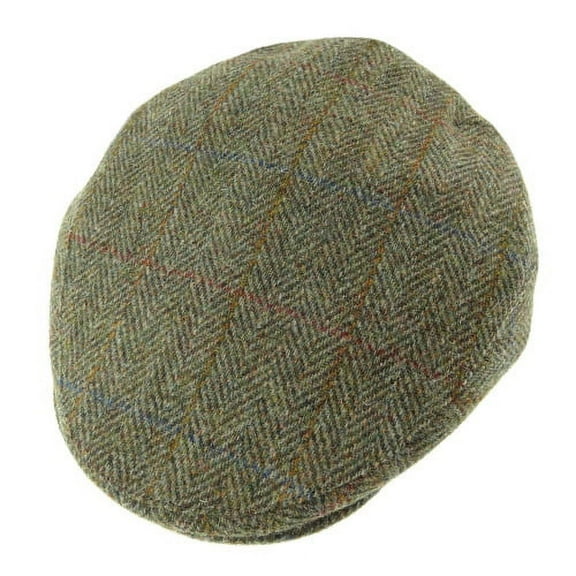 Harris Tweed County Cap in Green HB - LGE