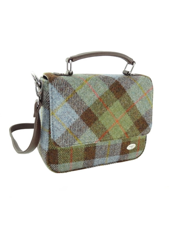 Harris Tweed 'Thurso' Square Bag in MacLeod Tartan