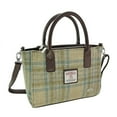 thumbnail image 1 of Harris Tweed Wool 'Brora' Small Tote Handbag for Women, Adjustable Shoulder Strap, Made in Scotland, Beige Stewart, 1 of 1