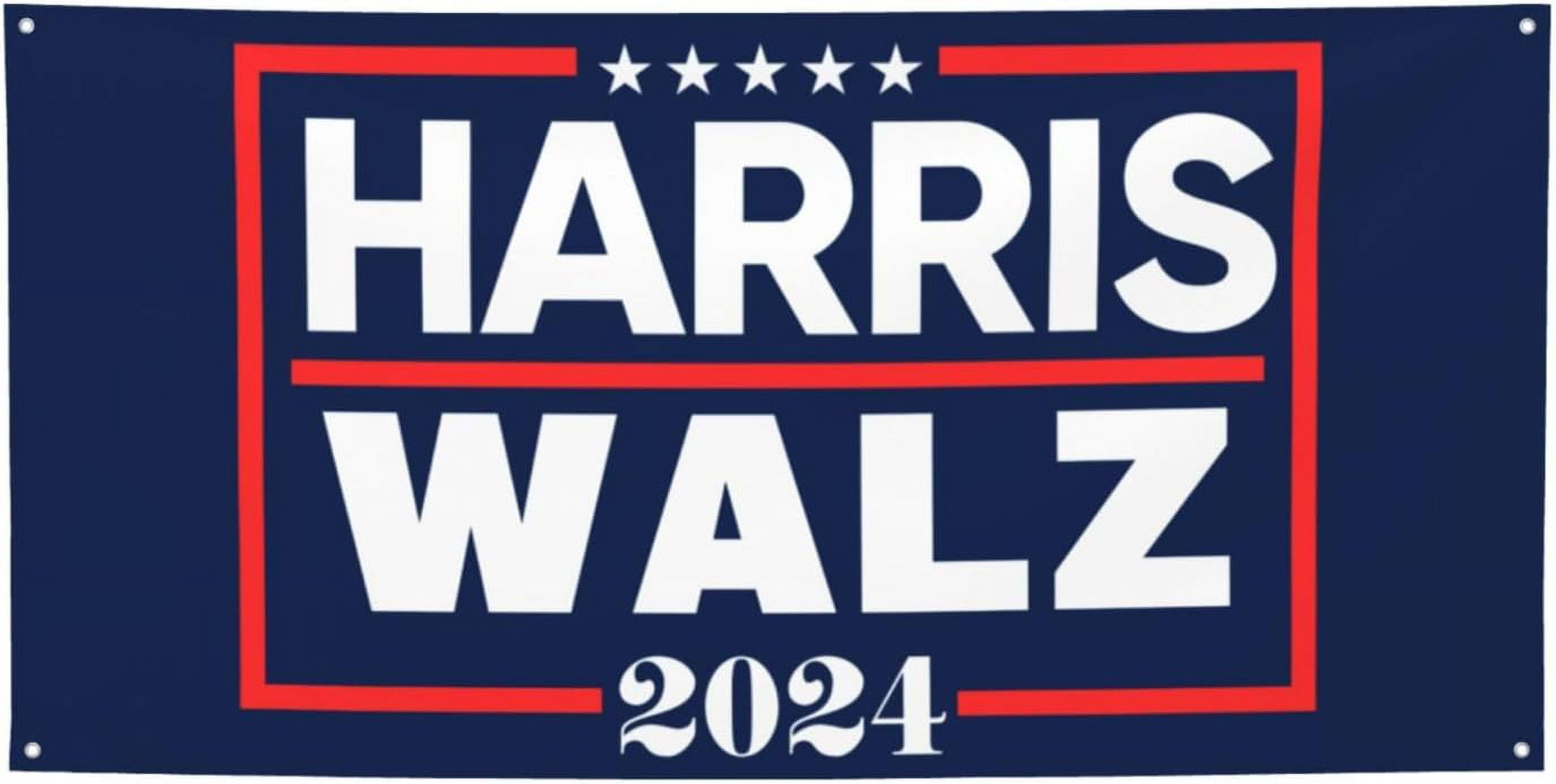 HarrisWaltz 2024 Banner 4x6 Ft Harris Walz 2024 Banner Flag Harris