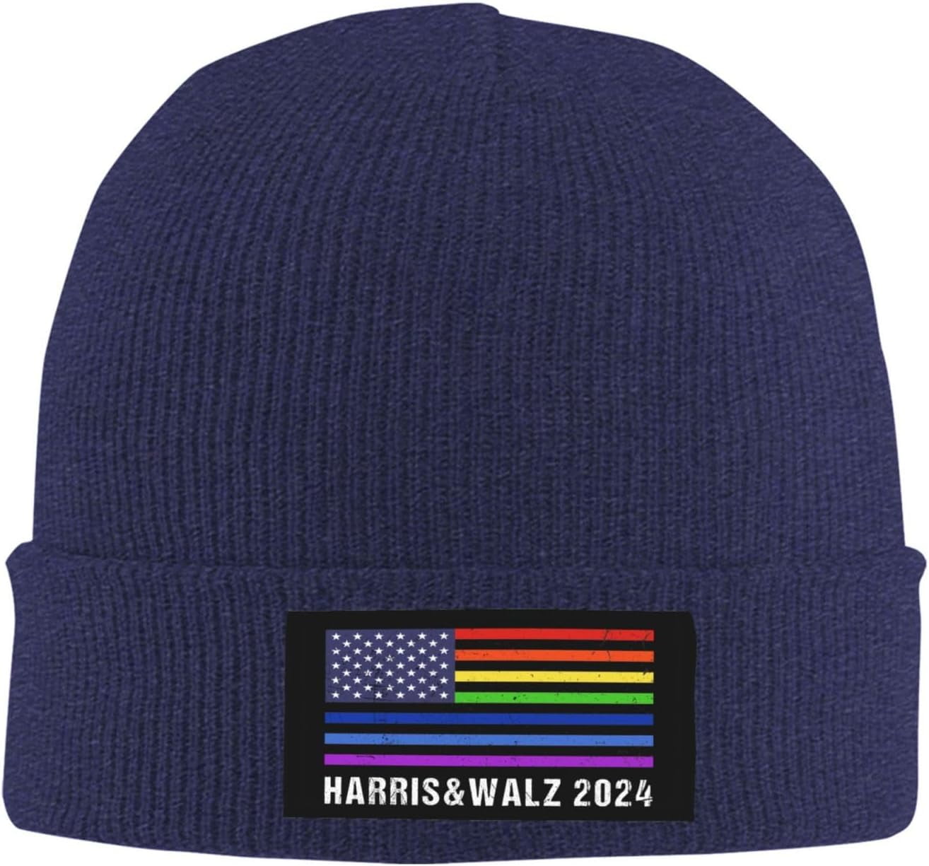 Harris Waltz 2024 Election Kamala Harris for President Knit Hat Winter