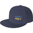 HarrisWaltz 2024 Flat Brim Hat Harris Walz 2024 Hat Harris Walz 2024