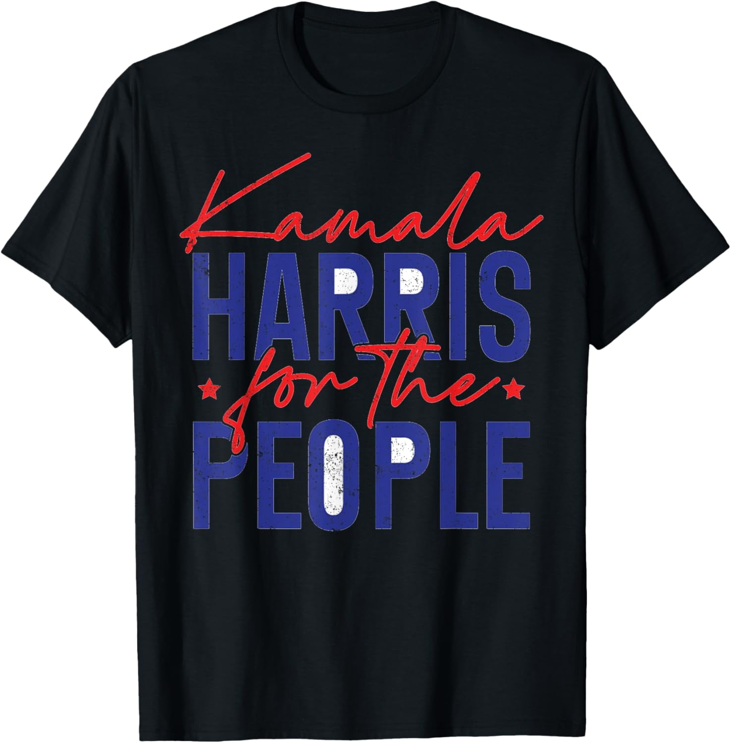 T-shirt Kamala Harris Walz 2024 T-shirt / T-shirt In Cotone - Foto 12