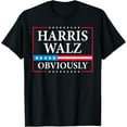 Harris Waltz 2024 Obviously Kamala Harris Tim Walz 2024 TShirt