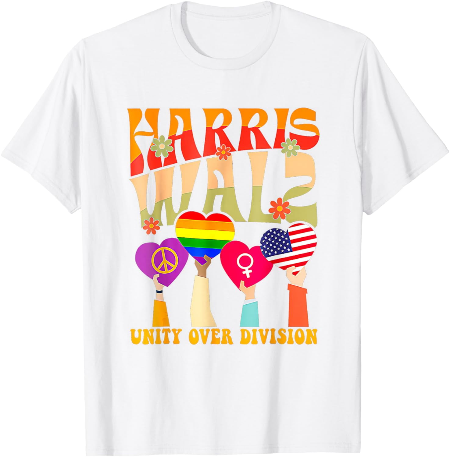 Harris Waltz 2024 Unity Over Division Harris Waltz 2024 T-Shirt ...
