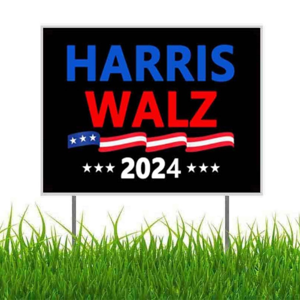 Harris Waltz Yard Sign, Kamala Harris Walz 2024 Yard Sign, Harris Tim ...