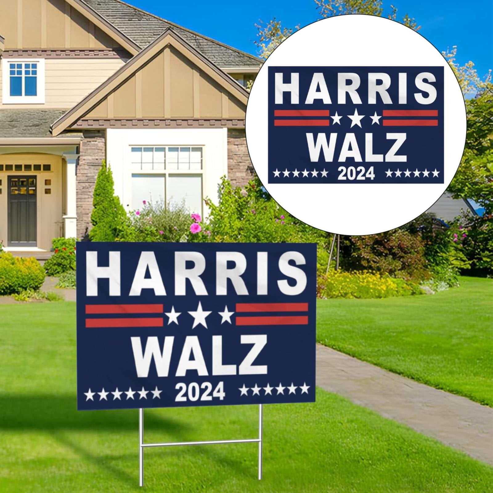 Harris Waltz Yard Sign, Kamala Harris Walz 2024 Yard Sign, Harris Tim