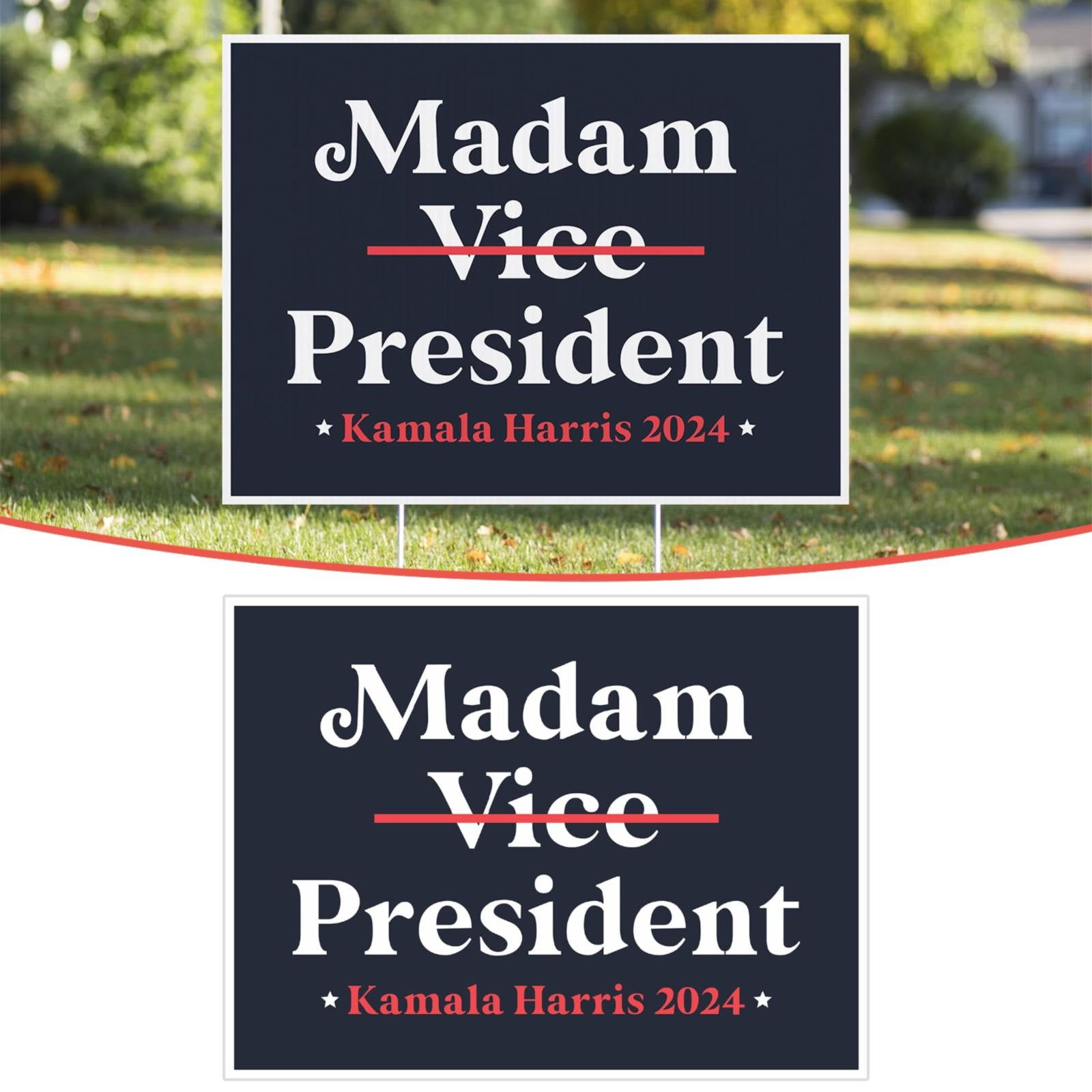 Harris Waltz Yard Sign Probsin Kamala Harris 2024 Yard Sign Double