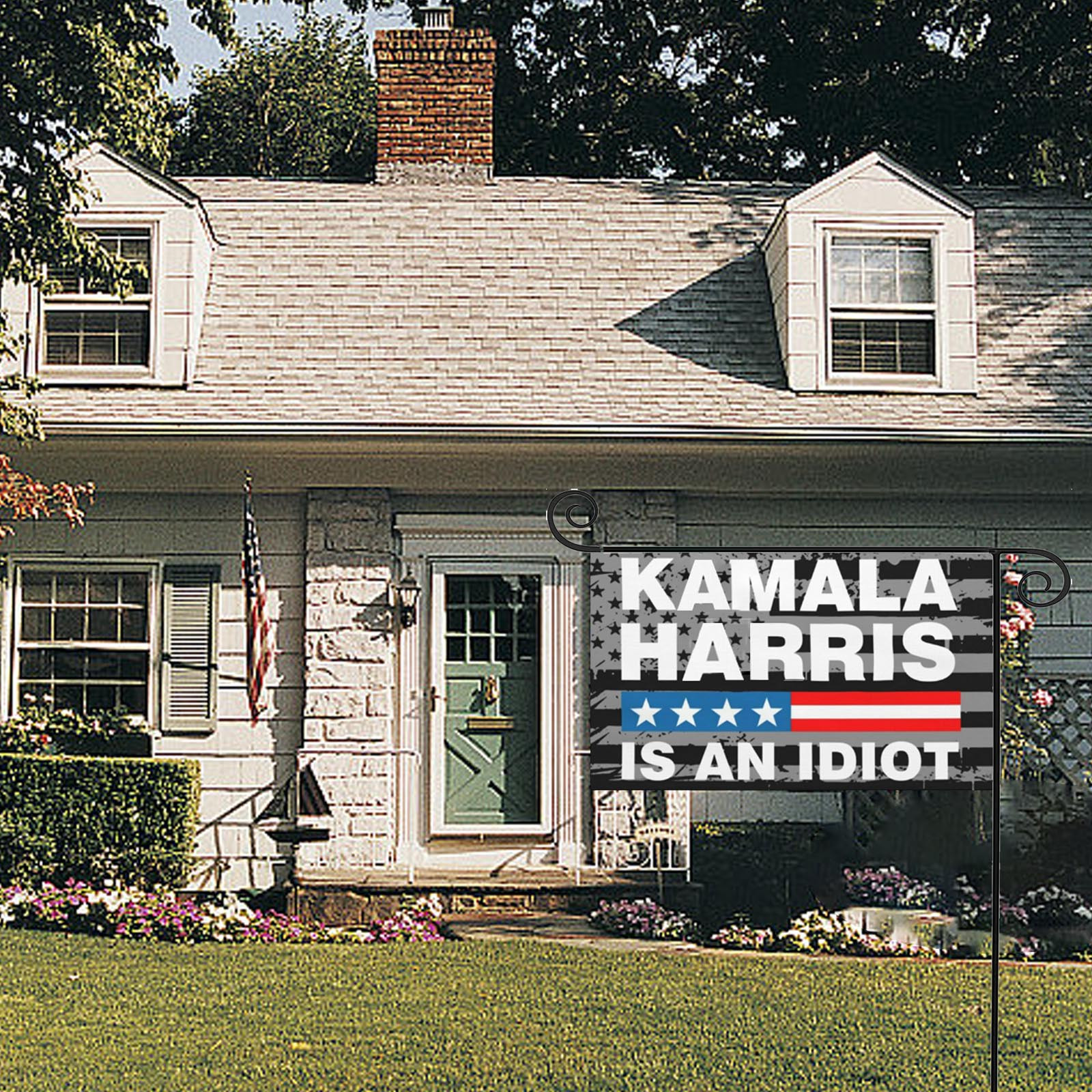 HarrisWalz2024 Flag 12x18 Ft Harris for President Flags with Brass