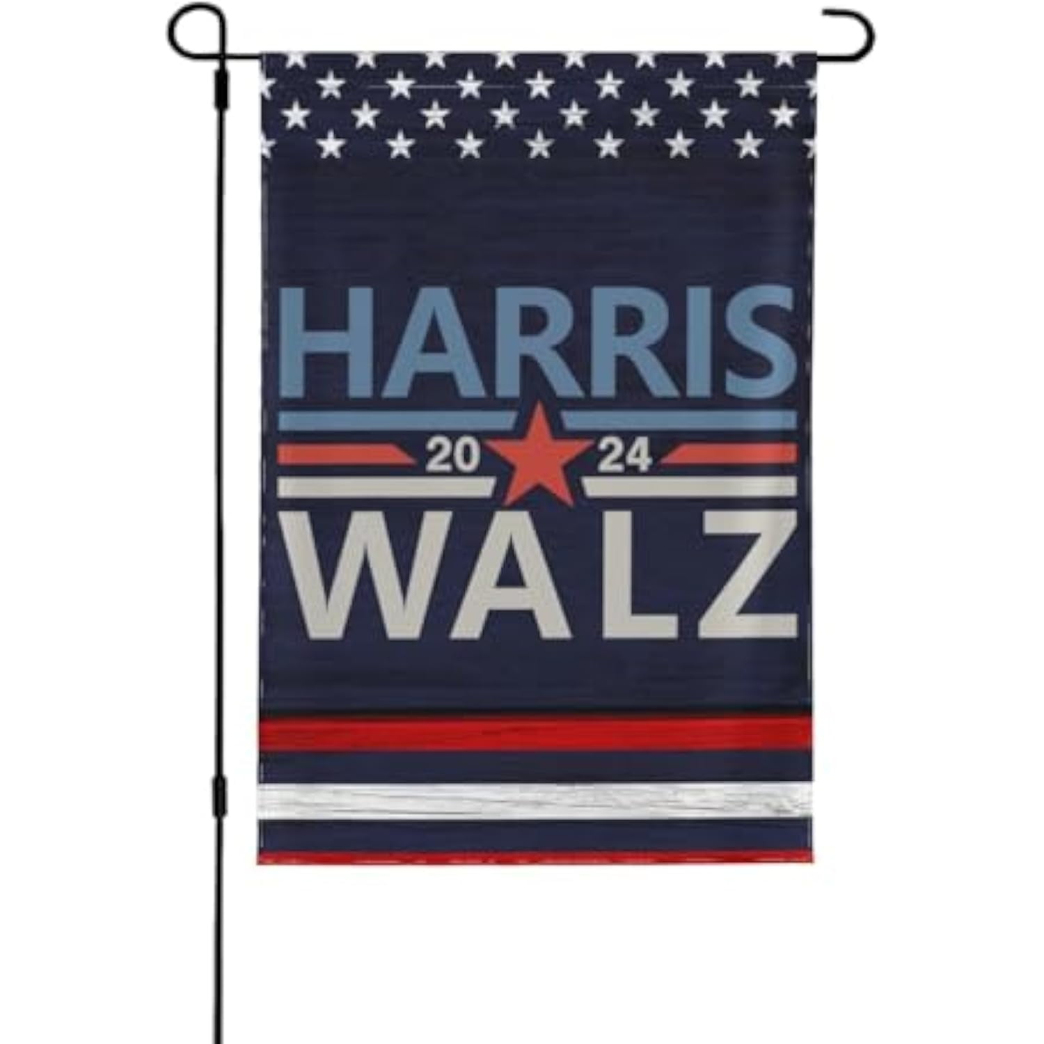 Harris Walz 2024 Flag Harris Waltz 2024 Garden Flag Double Sided