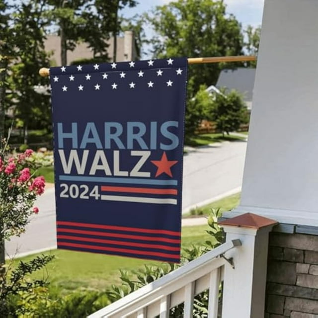 Harris Walz 2024 Flag Harris Waltz 2024 House Flag Double Sided, Harris