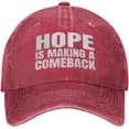 Harris Walz 2024 Hope is Making A Comeback Hat Fashion Cap for Men