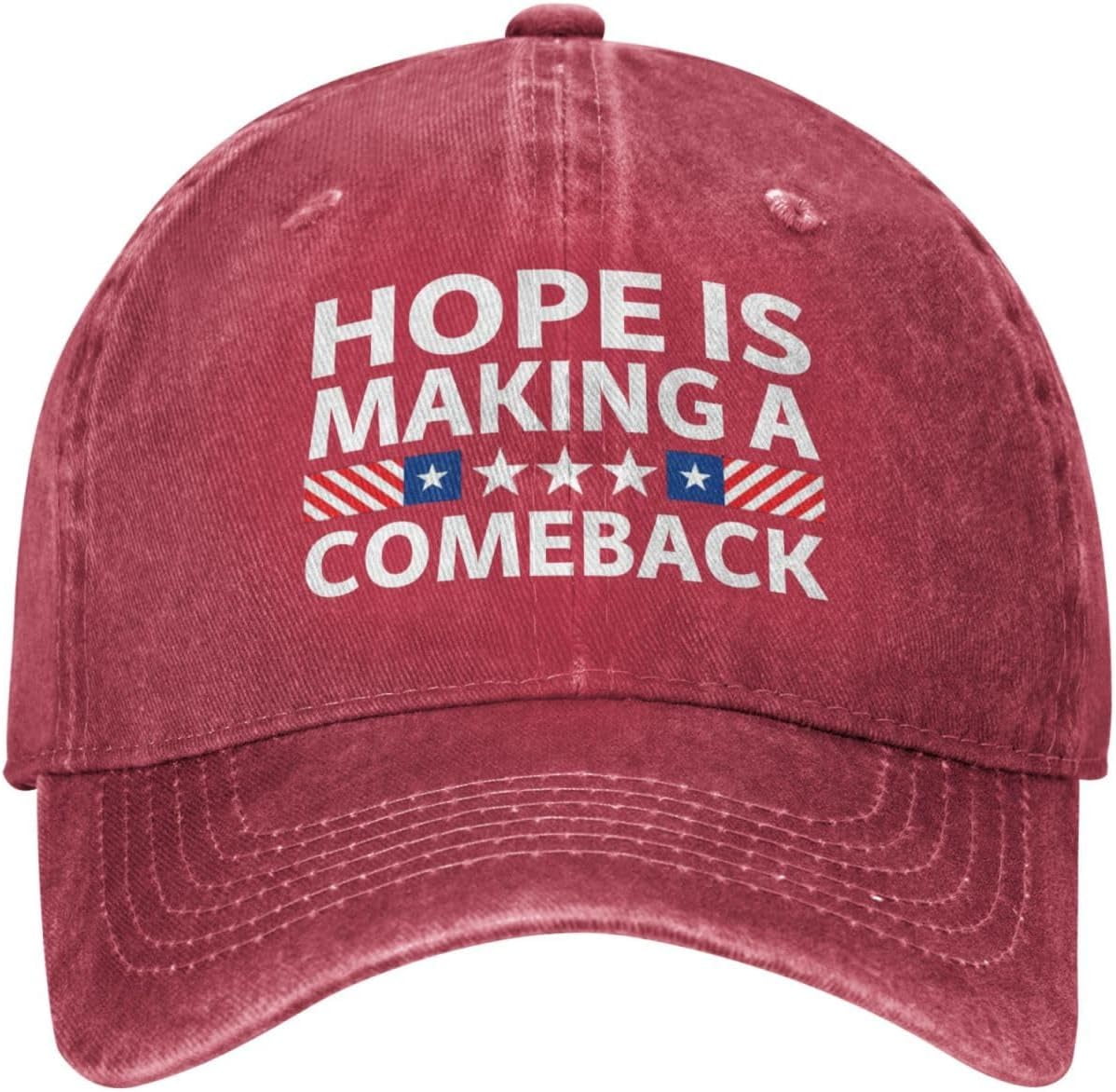 Harris Walz 2024 Hope is Making A Comeback Hats Classic Fashion Caps