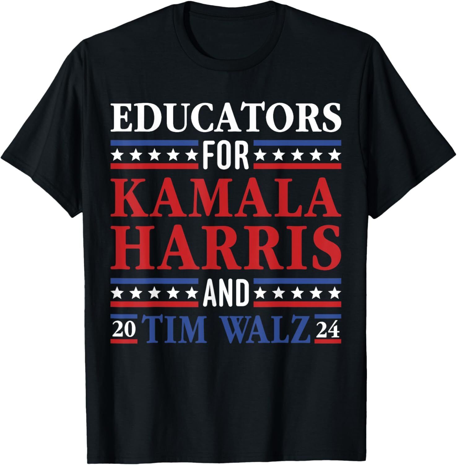 Harris Walz 2024 Kamala Harris 2024 Tim Walz 2024 USA Flag TShirt