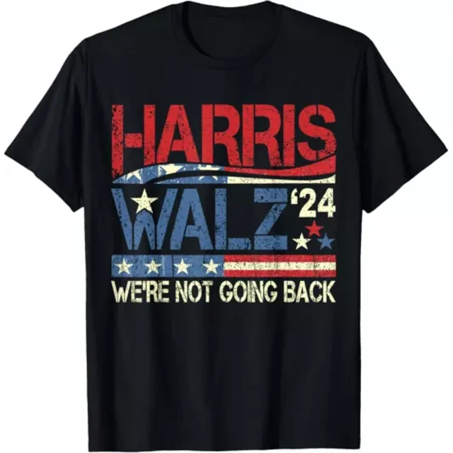 Harris Walz 2024 Kamala Harris 2024 Tim Walz 2024 Usa Flag Tshirt