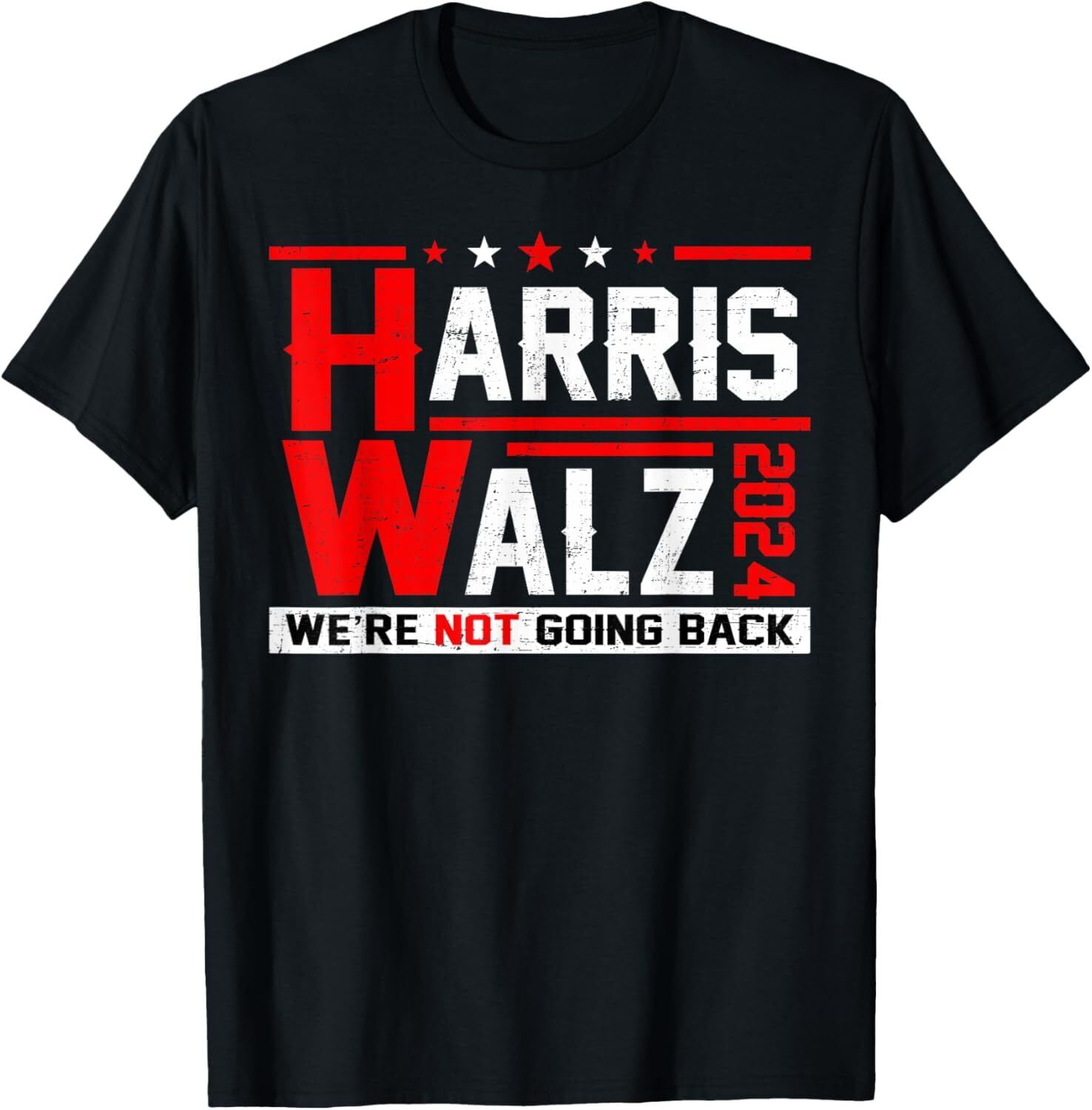 Harris Walz 2025 Kamala Harris 2025 Tim Walz 2025 USA Flag TShirt