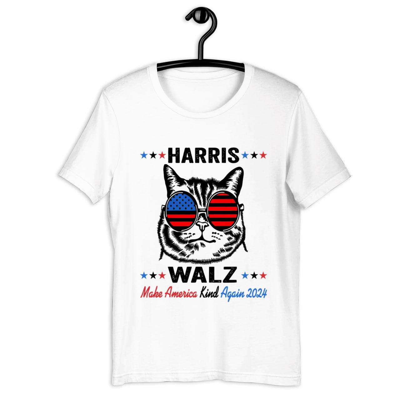 Harris Walz 2024 Make America Kind Again Usa Flag Shirt