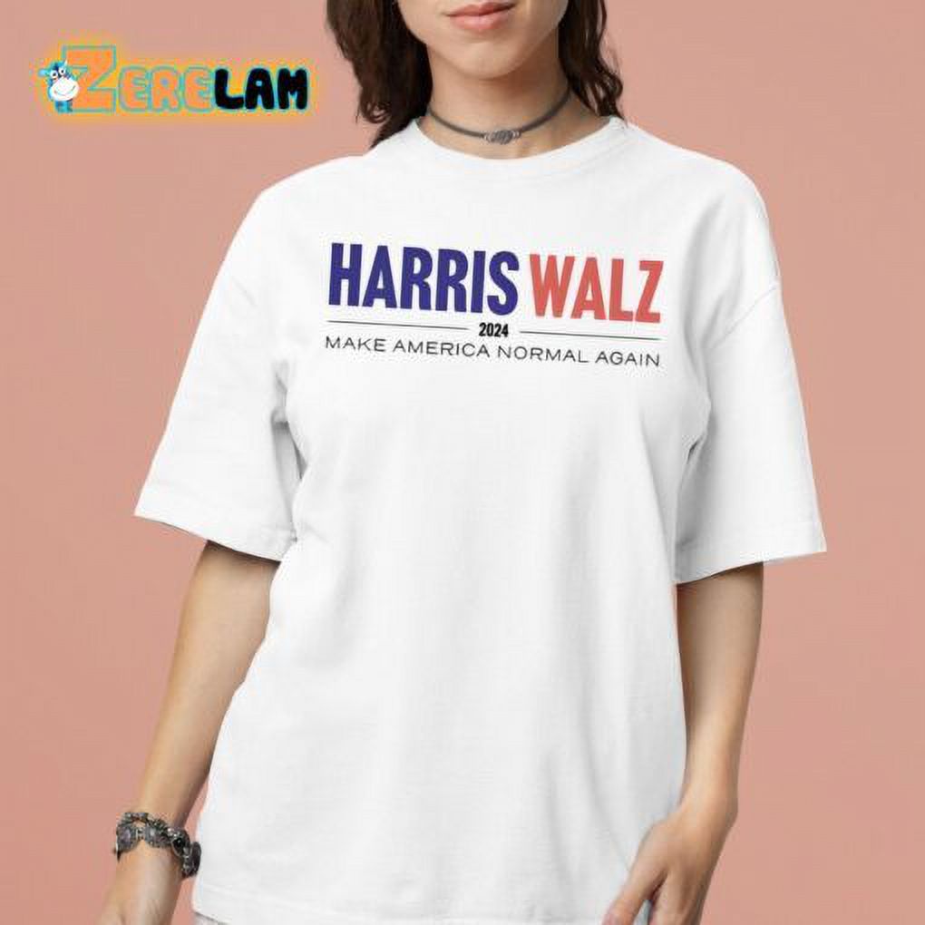 Harris Walz 2024 Make America Normal Again Shirt