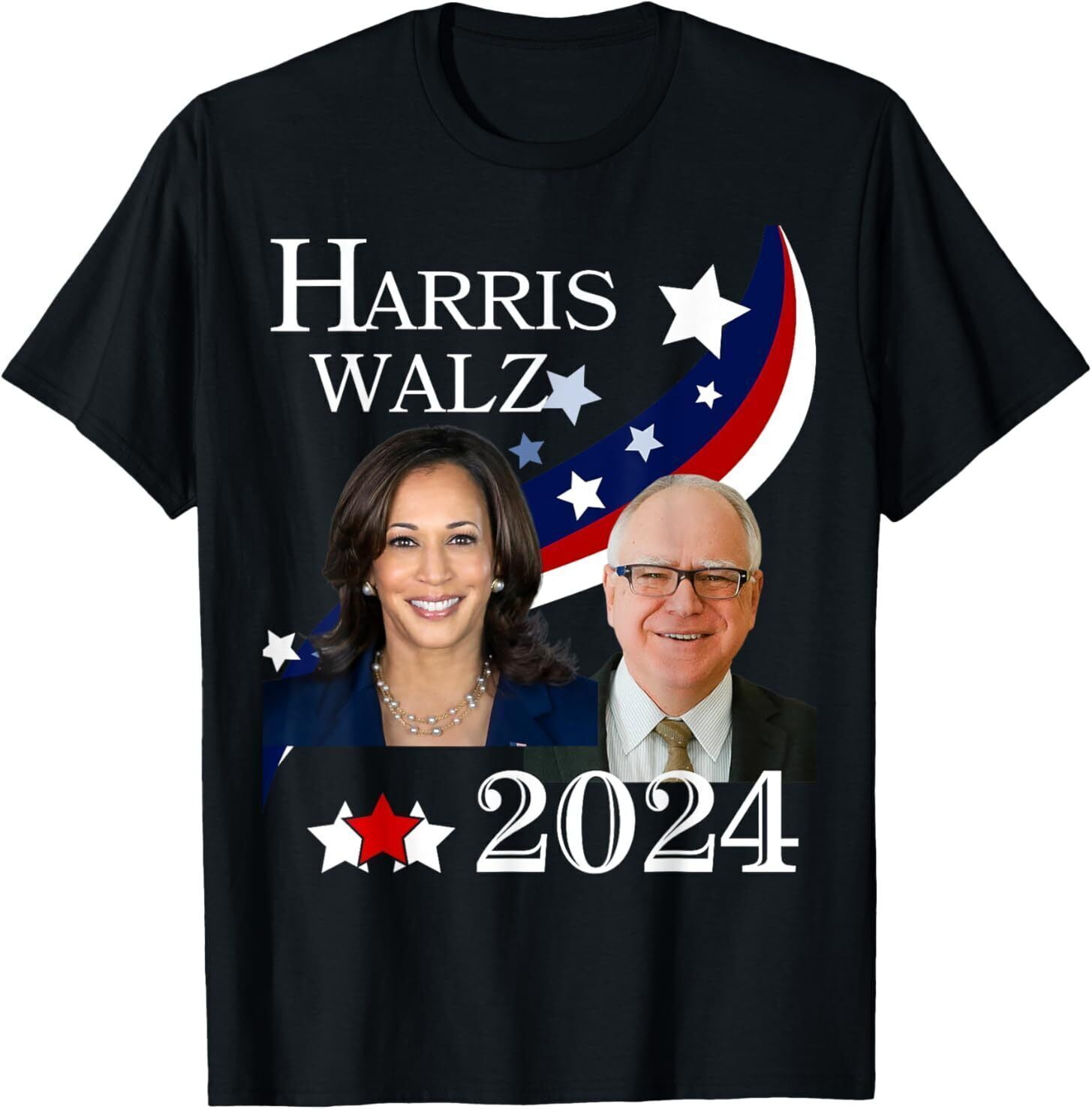 Harris Walz 2024 Presidential Election Campaign Kamala T Shirt