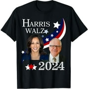 XMCKWL Harris Walz 2024 Presidential Election Campaign Kamala T-Shirt