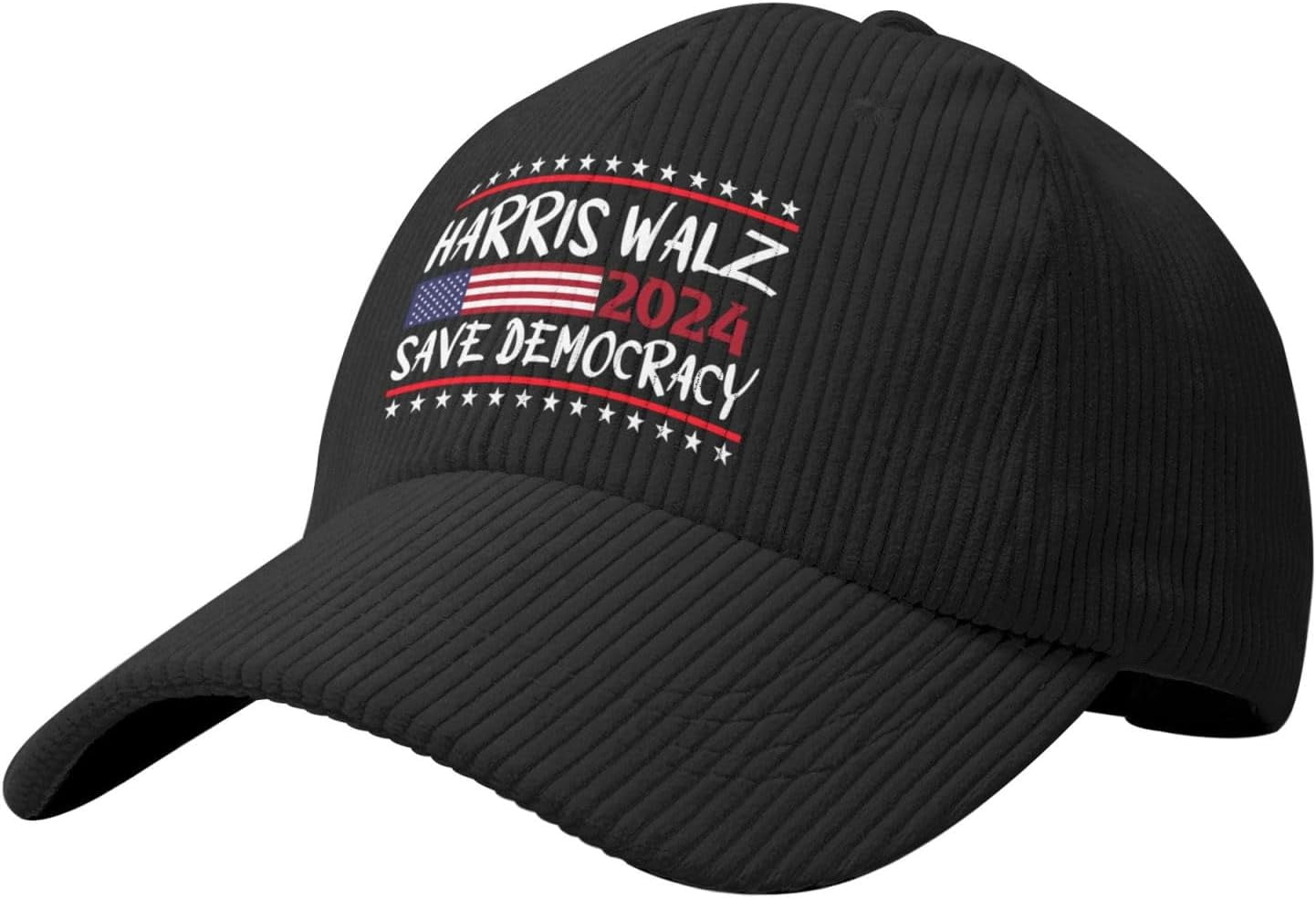 Harris Walz 2024 Save Democracy Kamala Harris Waltz Corduroy Baseball