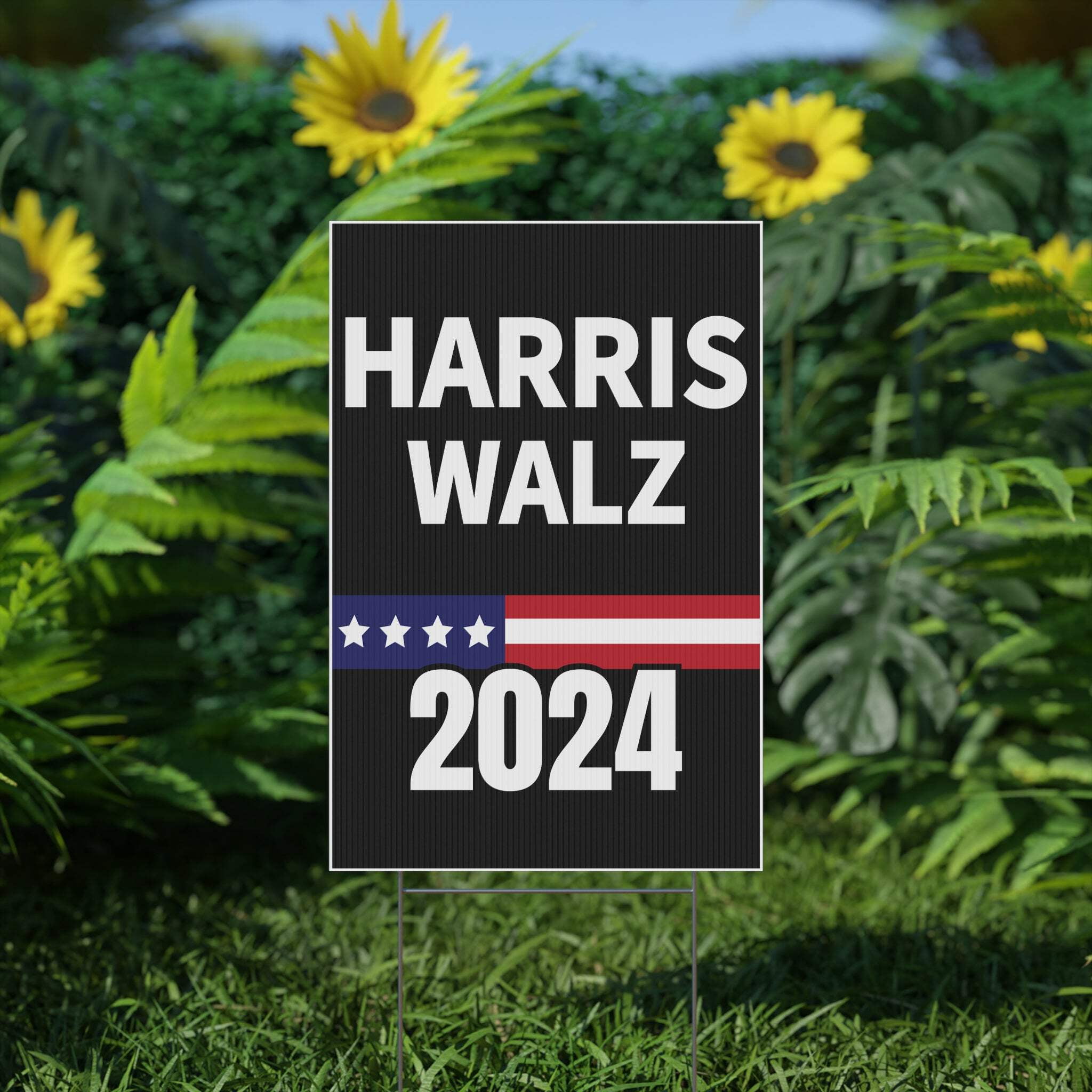 Harris Walz 2024 Yard Sign, Harris President Walz Vice President 2024