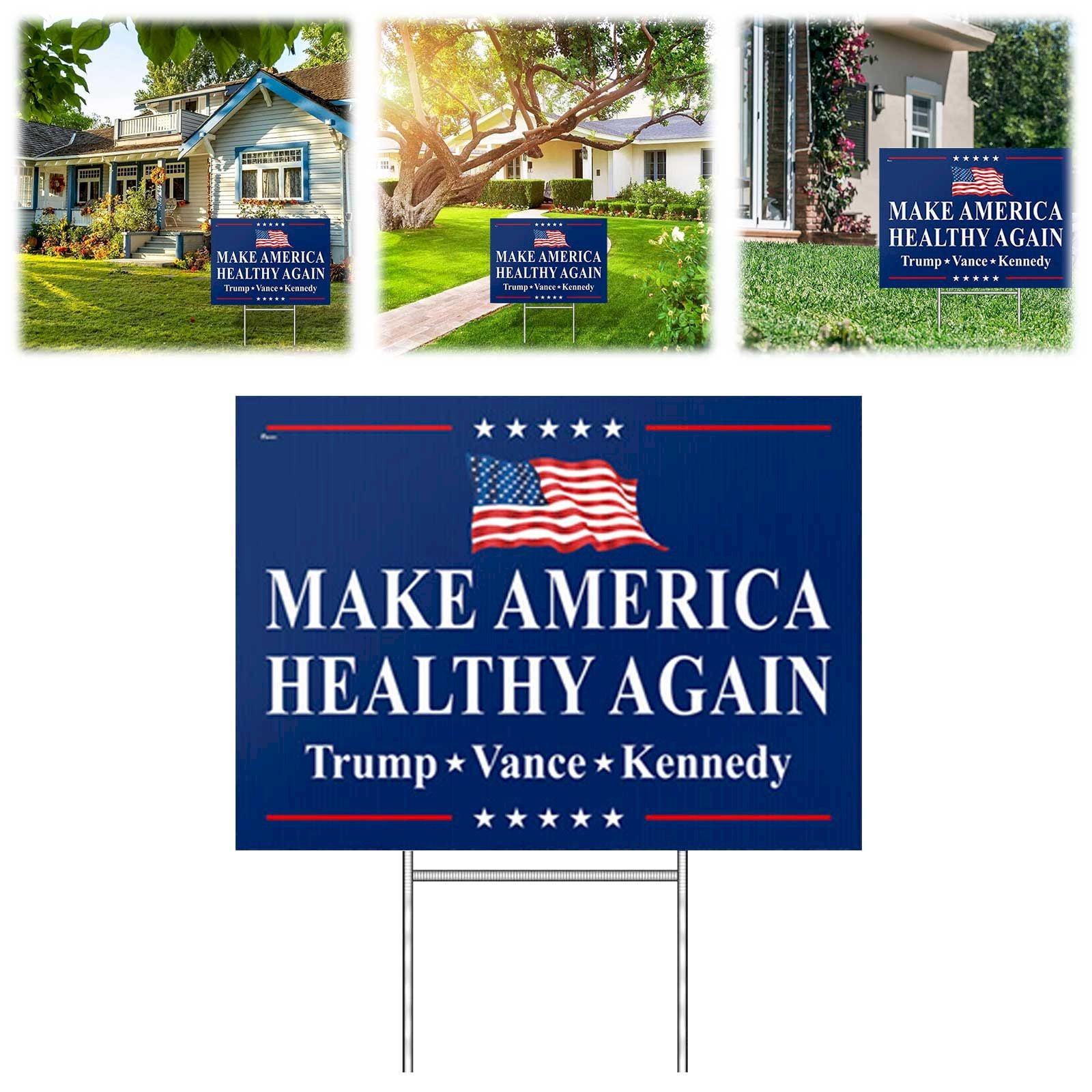 Harris Walz 2024 Yard Sign Kamala Harris Tim Waltz 2024 Sign with Metal