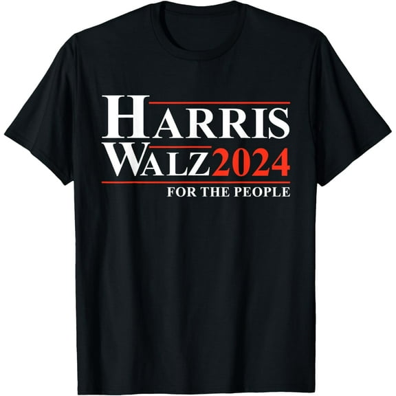 Harris Walz For The People 2024 For Vote President VP Waltz T-Shirt