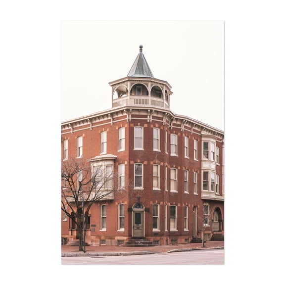 Harrisburg Architectural 03 - Harrisburg Pennsylvania Photography Architecture Vintage City Street Photography Cityscape Unframed Wall Art Print 40 x 60 inches