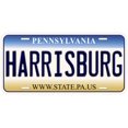 thumbnail image 1 of Harrisburg Capital Of Pennsylvania Flat Novelty Car License Plate, 1 of 3