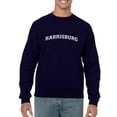 thumbnail image 1 of Harrisburg Text Men Sweatshirt, Male 3X-Large, 1 of 4