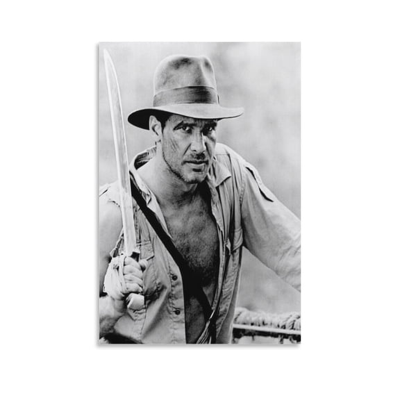 Harrison Ford Poster Gifts Canvas Painting Poster Wall Art Decorative Picture Prints Modern Decor 16x24inch(40x60cm)
