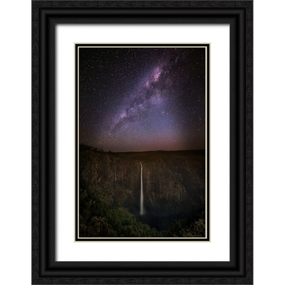Harrison-Hill, Tracey 13x18 Black Ornate Wood Framed with Double Matting Museum Art Print Titled - Soul Vacation Ii