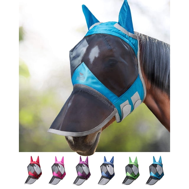 Harrison Howard CareMaster Pro Luminous Fly Mask Full Face Voodoo Blue ...