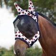 thumbnail image 1 of Harrison Howard LumiVista Horse Fly Mask Standard with Ears UV Protection for Horse Dream Star L Full Size, 1 of 4
