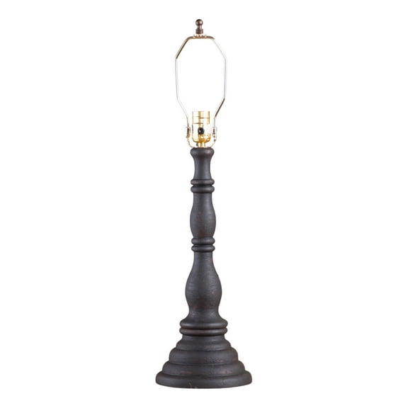 Davenport Lamp Base in Hartford Black over Red