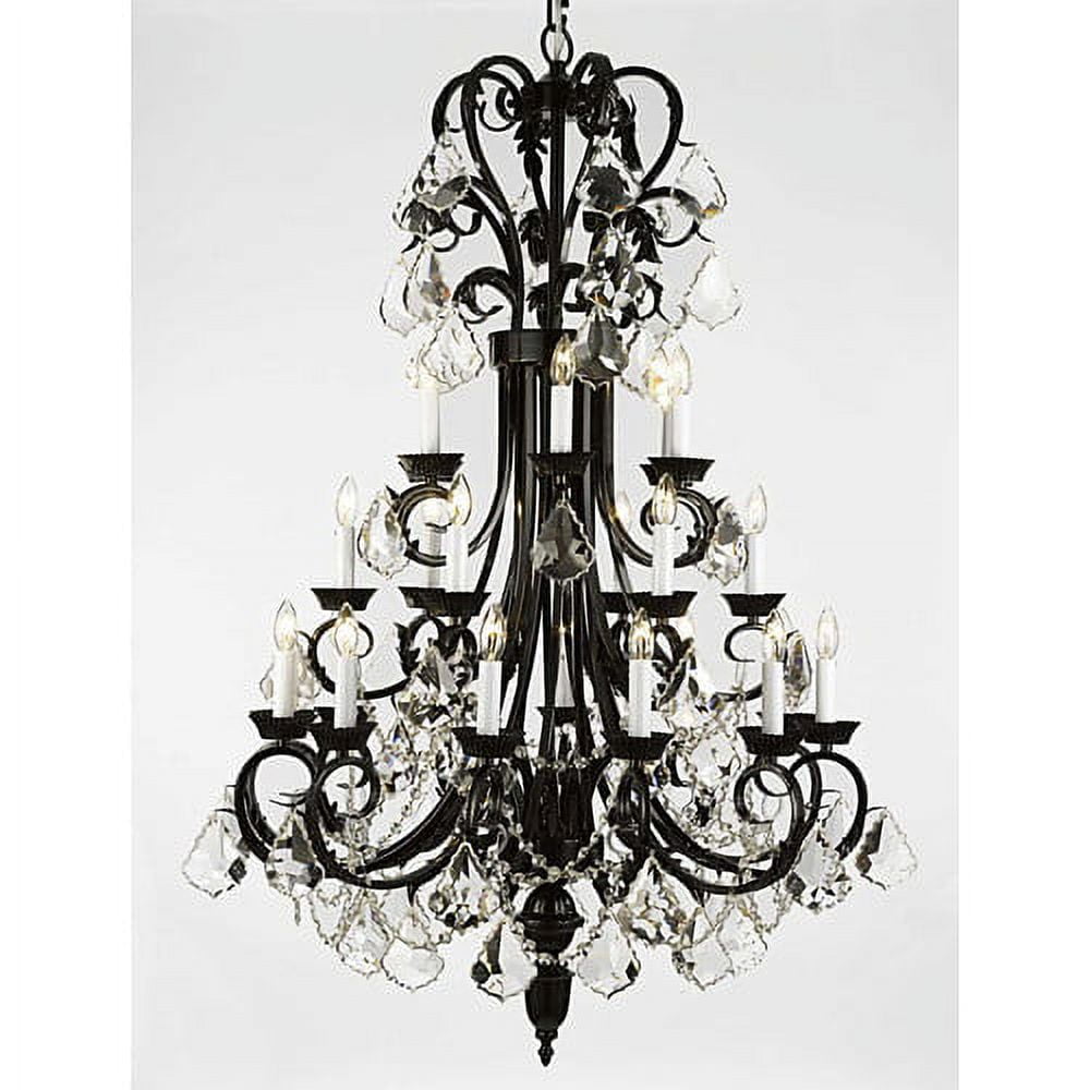 Harrison Lane Versailles 24 Light Crystal Chandelier Walmart