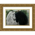 thumbnail image 1 of Harrison, Lesley 18x13 Gold Ornate Wood Framed with Double Matting Museum Art Print Titled - Black and White, 1 of 4