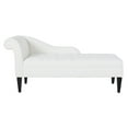 thumbnail image 1 of Harrison Tufted Roll Arm Chaise Lounge Antique White, 1 of 11