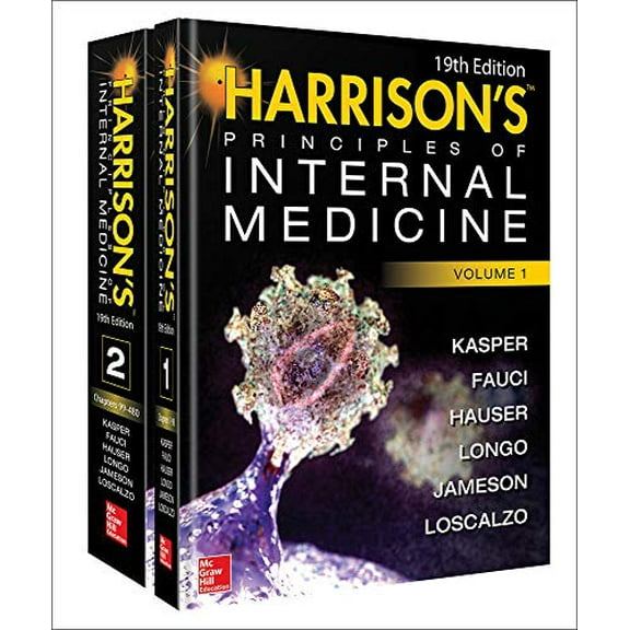 Pre-Owned Harrison's Principles of Internal Medicine, 9780071802154, 0071802150, Hardcover, 19 edition