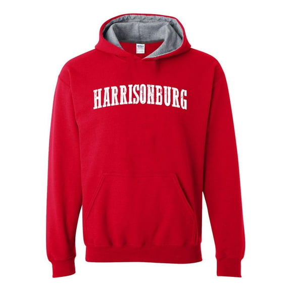 Harrisonburg Virginia Hoodie Home of University of Virginia and UVA Cavaliers Wahoos  Artix Unisex Hoodies Conrast Color