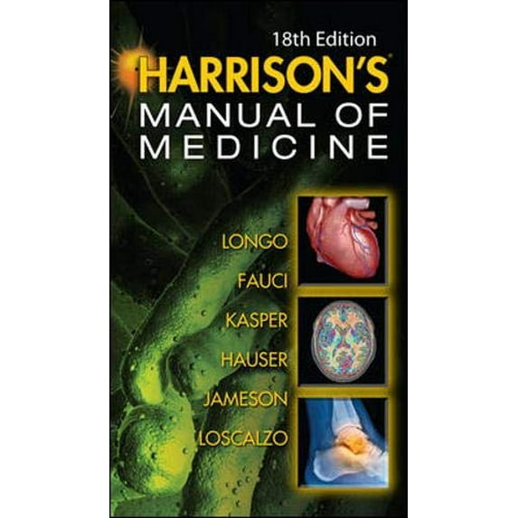 Pre-Owned Harrisons Manual of Medicine, 18th Edition (Paperback) 007174519X 9780071745192