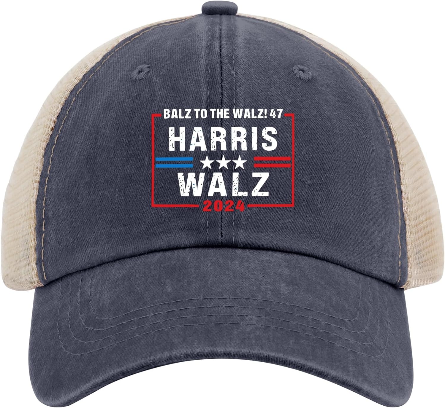 Harrissv Walz 47 Balz to Walz 2024 2 Baseball Hat Lids Hats for Men Low