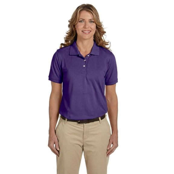 M265W Harriton Ladies Easy Blend Polo Team Purple S