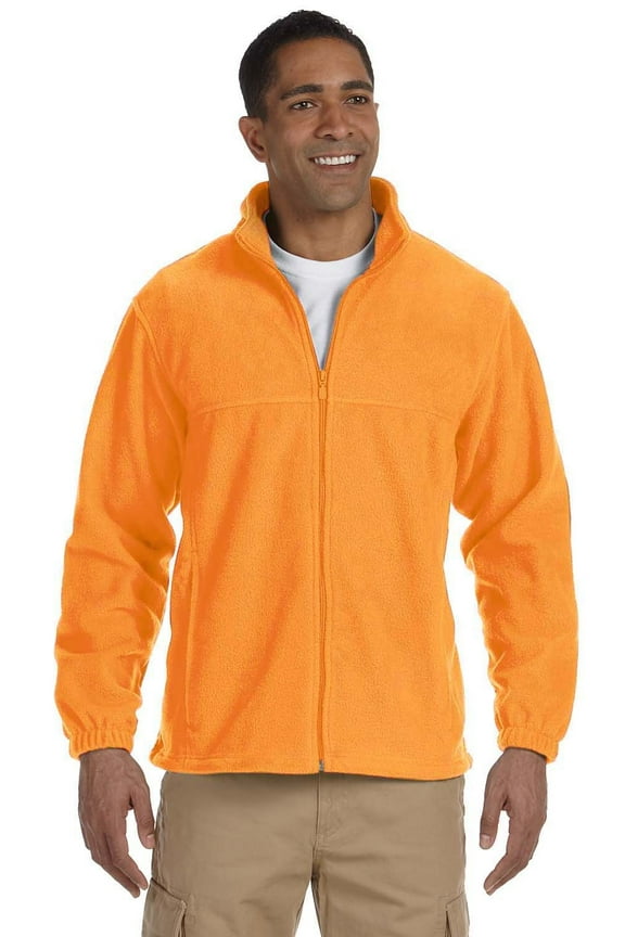 M990 Men's Full-Zip Fleece-Safety Orange-6XL