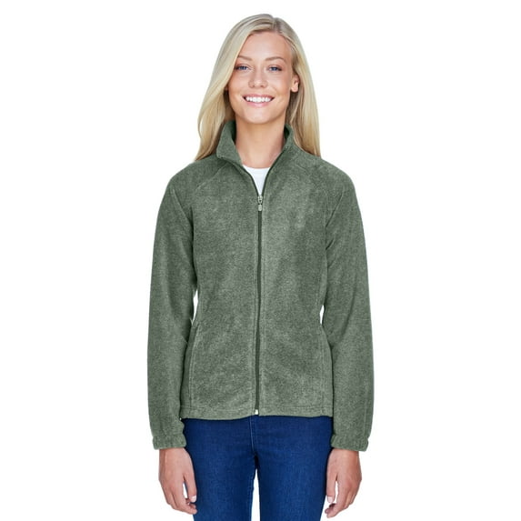 Harriton M990W Women's Full-Zip Fleece-Dill-XL