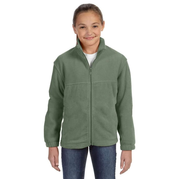 Harriton 8 oz. Full-Zip Fleece (M990Y) Dill, M