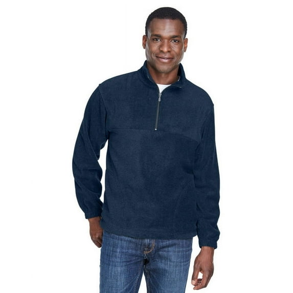 Harriton 8 oz. Quarter-Zip Fleece Pullover (M980) Navy, S